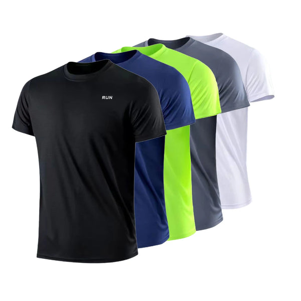 T-shirt, Run, Manche courte, Course, Sport, Tenue de sport, T-shirt de course, Performance, Fitness, Vêtements de sport,